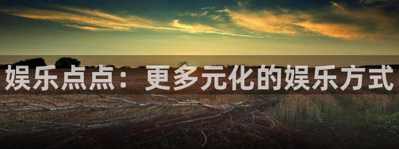 长运娱乐官网登录入口：娱乐点点：更多元化的娱乐方式